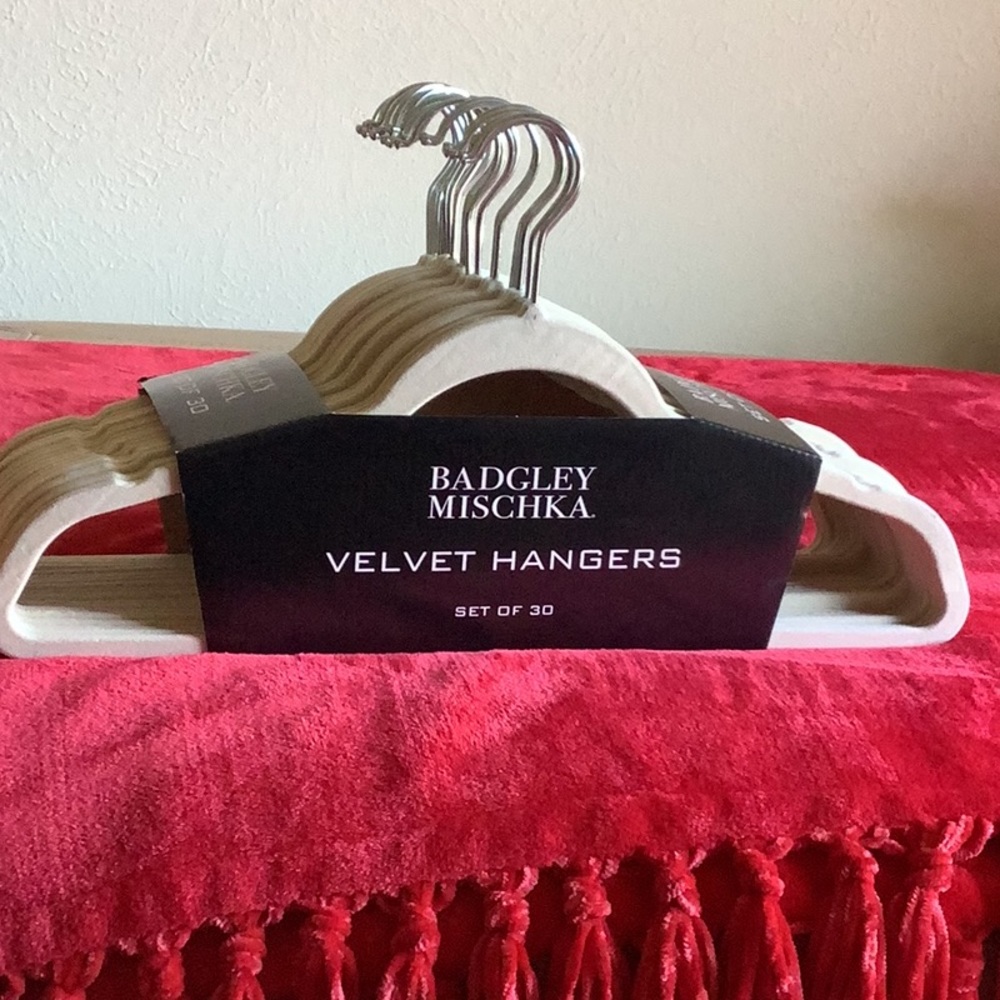 Badgley Mischka Velvet Hangers. - Picture 4 of 9
